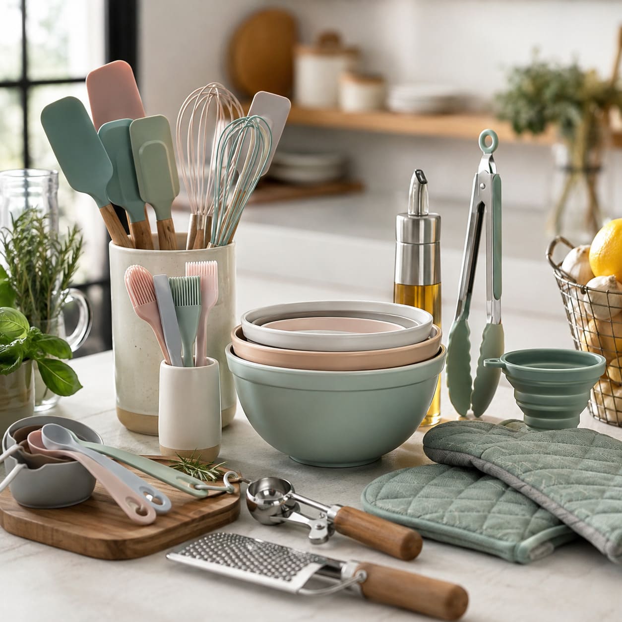 Kitchen gadgets and silicone tools
