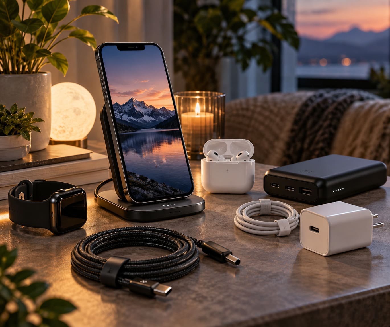 Phone and charging accessories