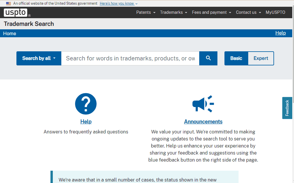 Trademark Electronic Search System