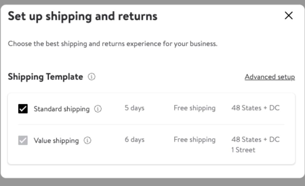 Shipping Templates