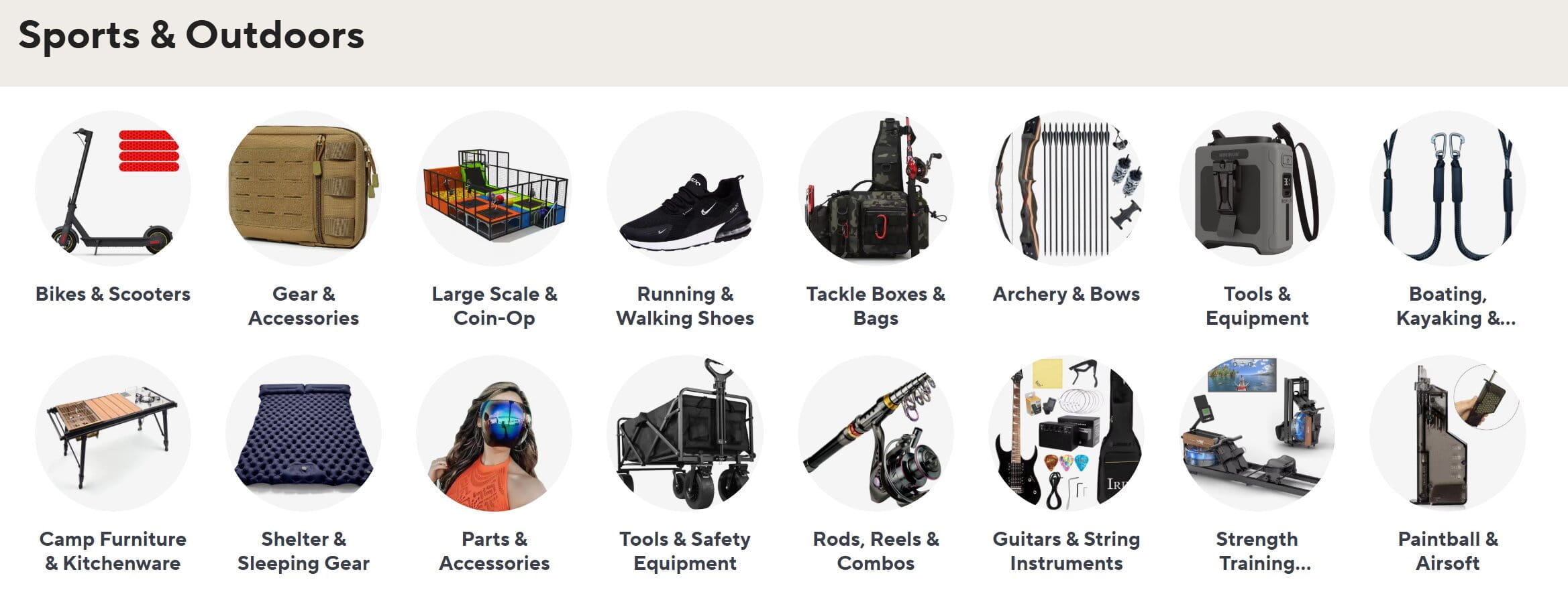 Sports and fitness