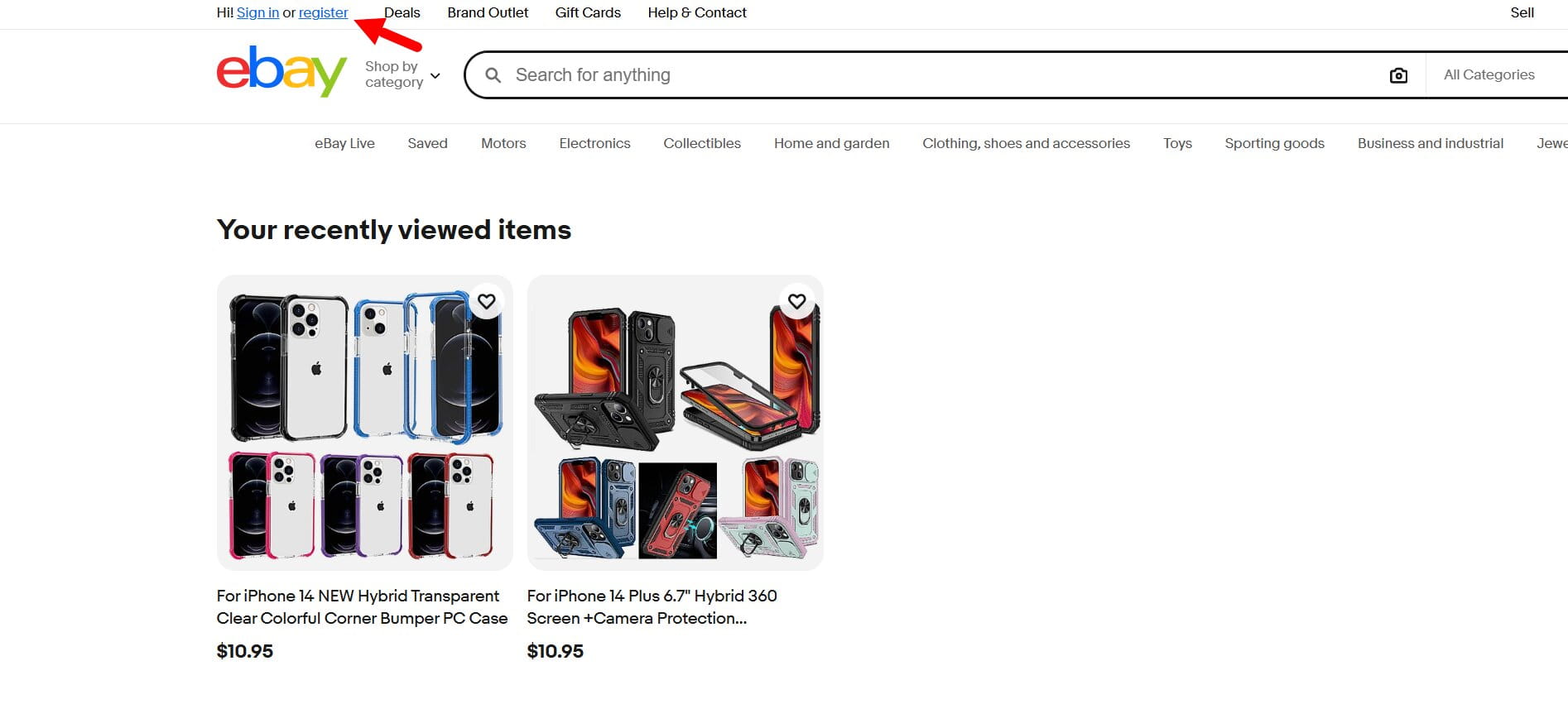 Creating an eBay Account