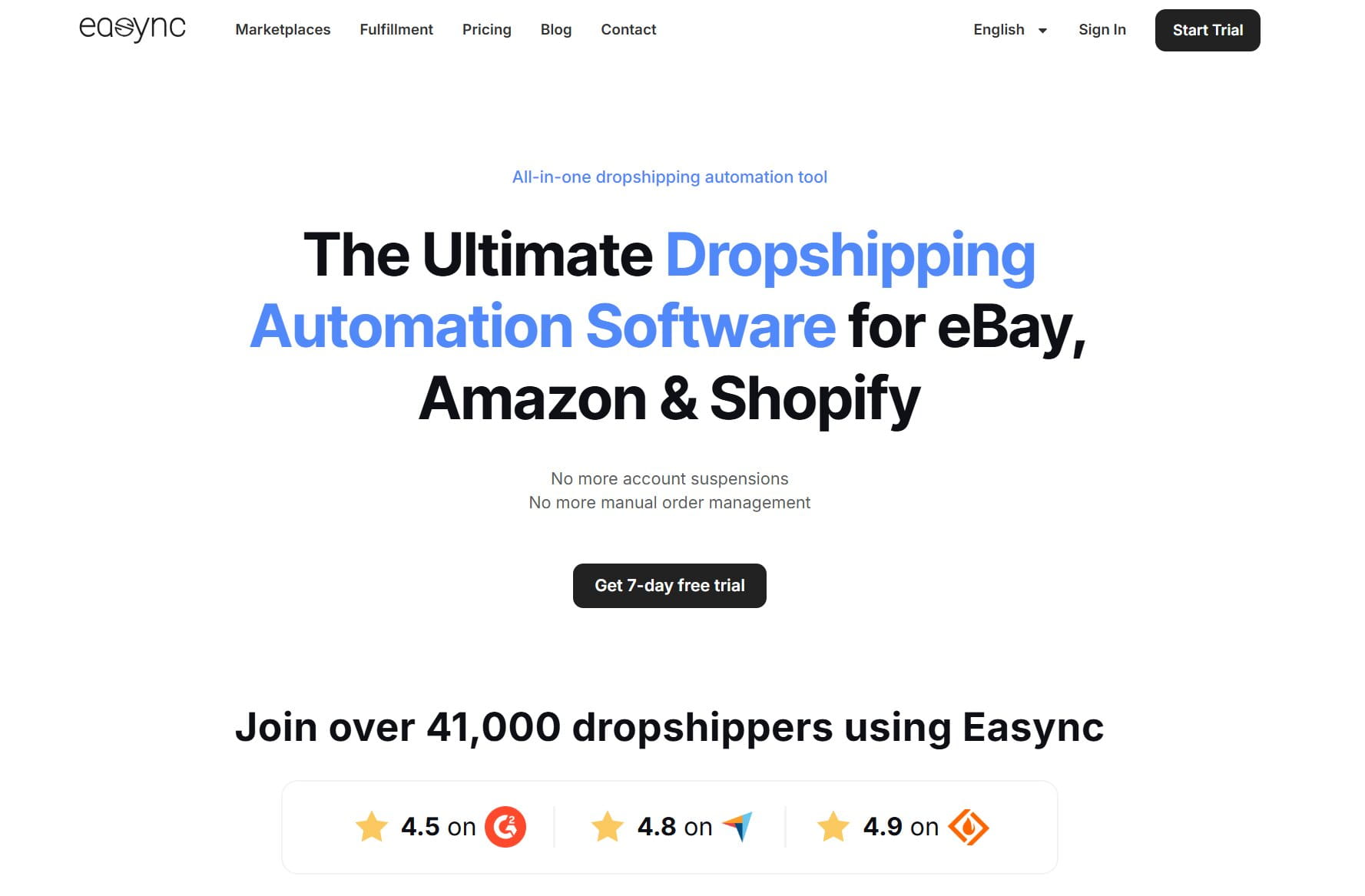 Overview of Easync.io and AutoDS