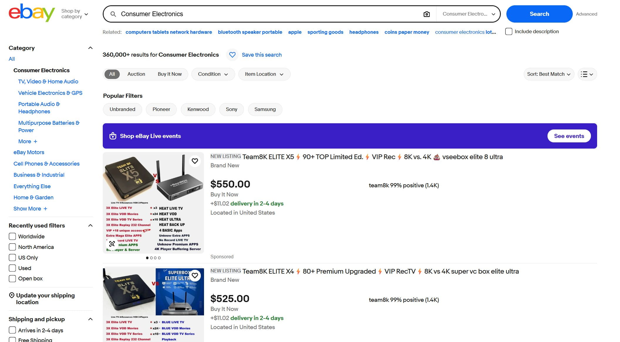 Consumer Electronics
