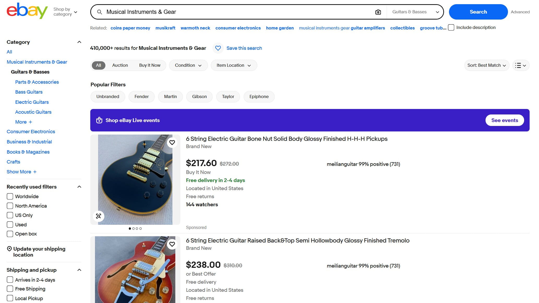 Musical Instruments & Gear