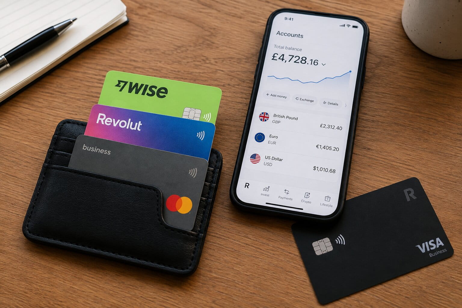 Wise, Revolut, and Multi-Currency Business Cards