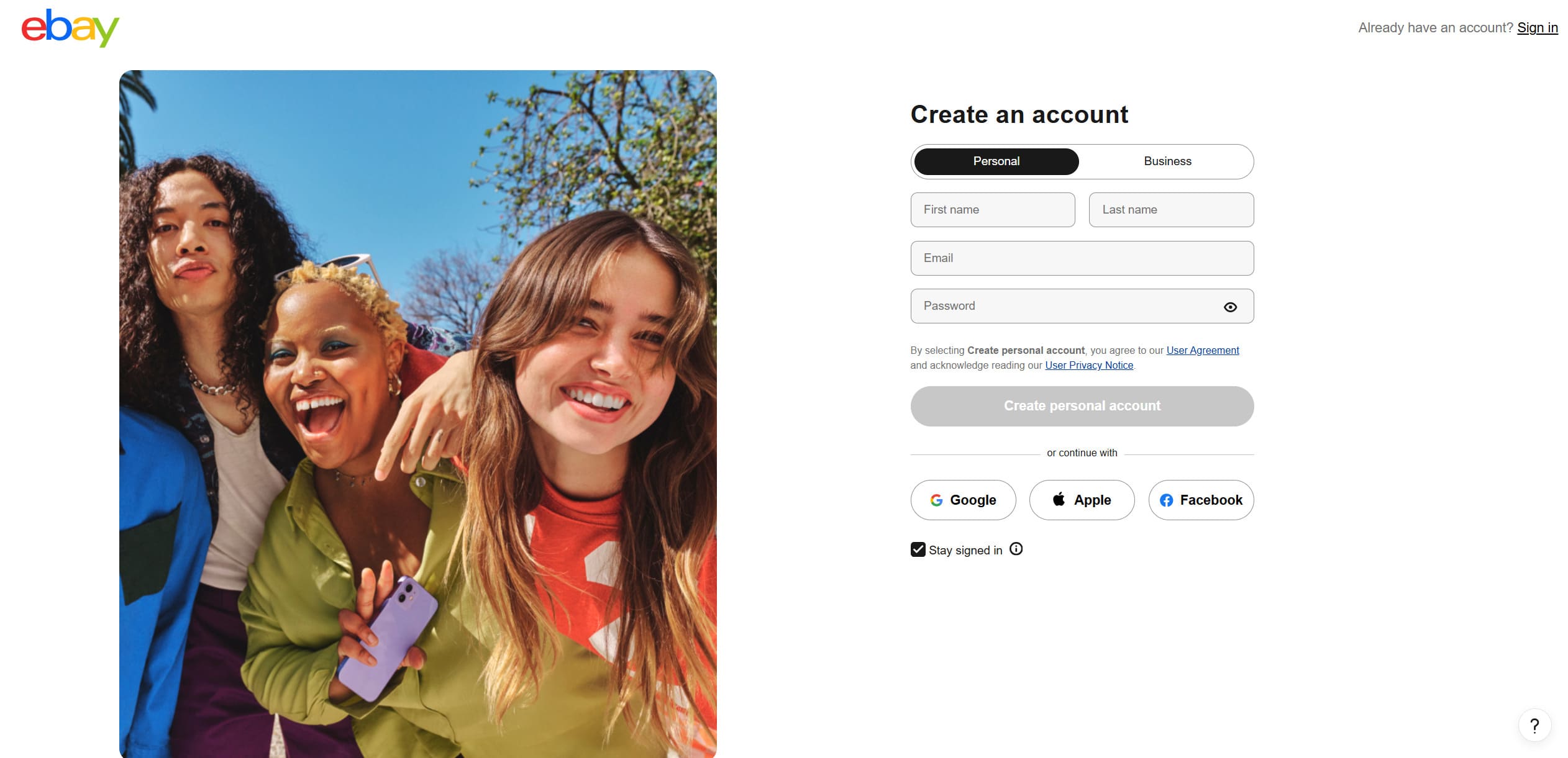 eBay-Verkäuferkonto