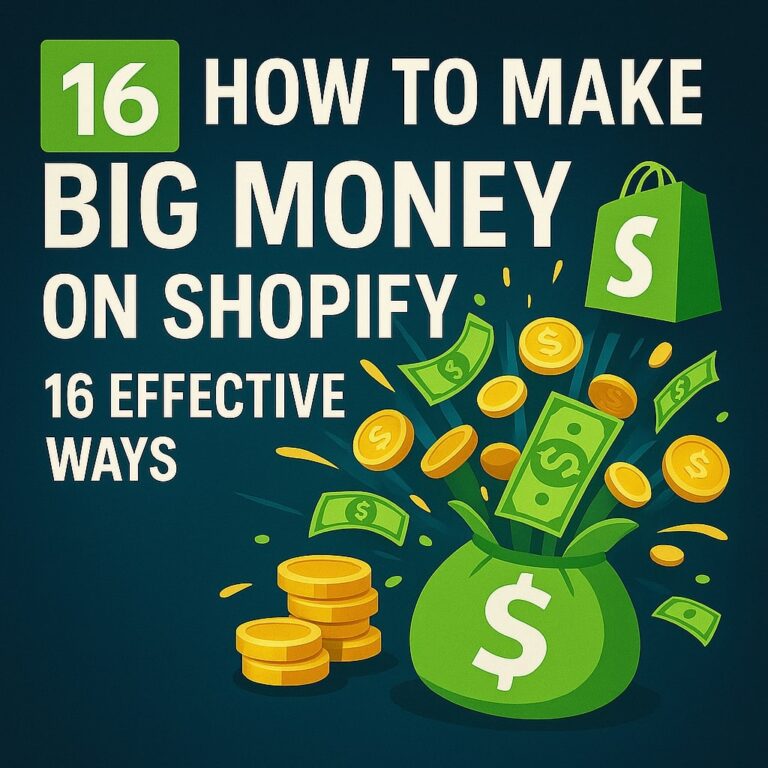 How to Make Big Money on Shopify