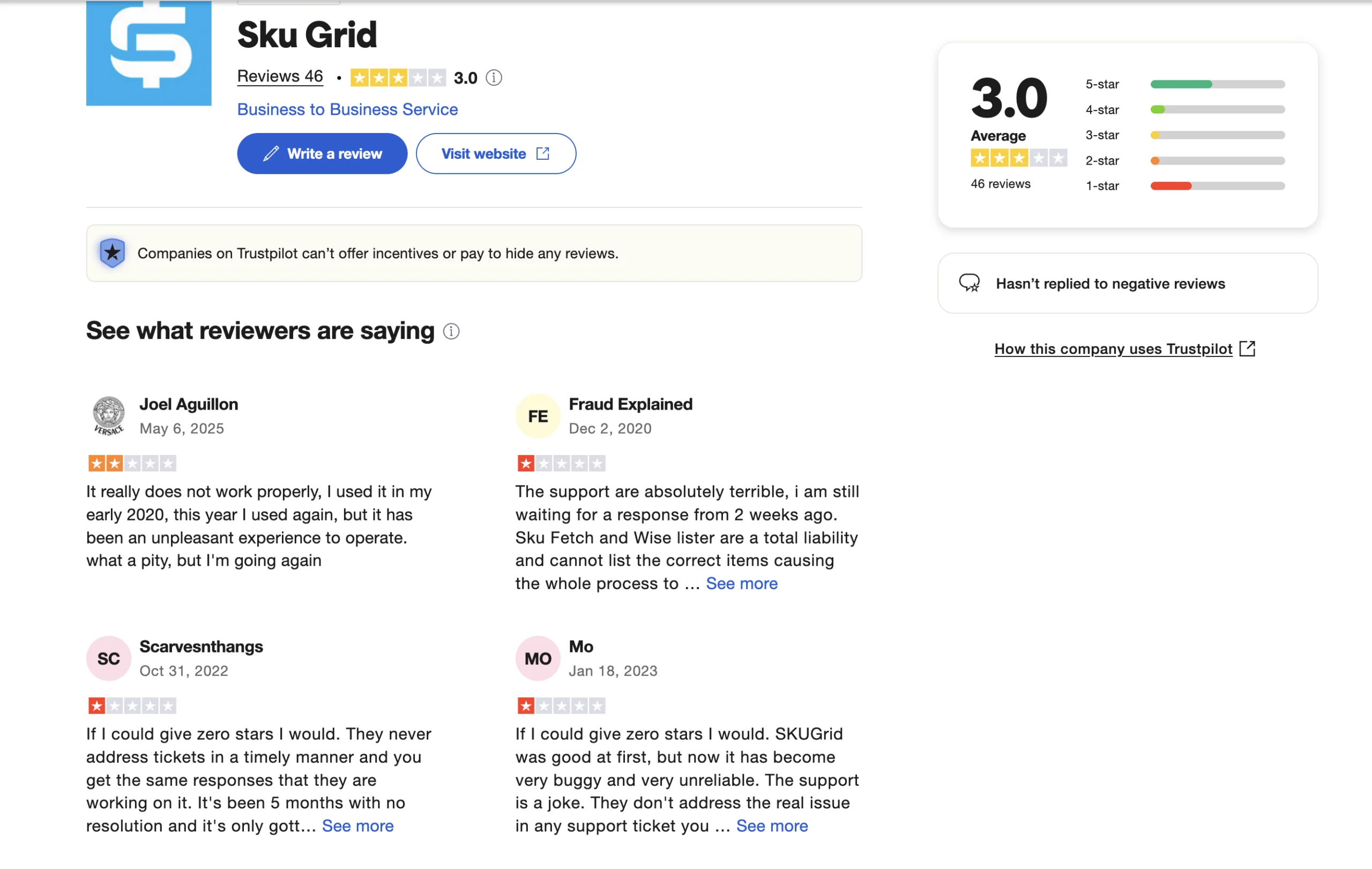 Sku Grid Reviews