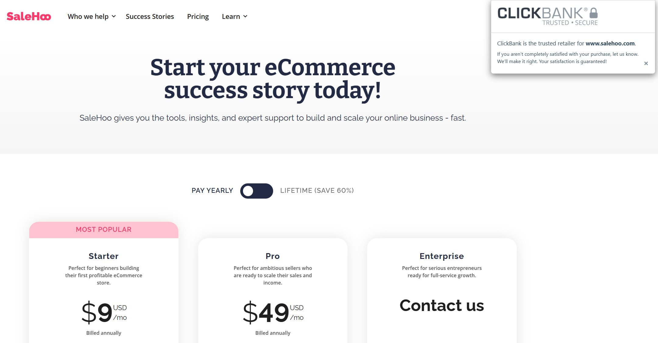 SaleHoo ClickBank