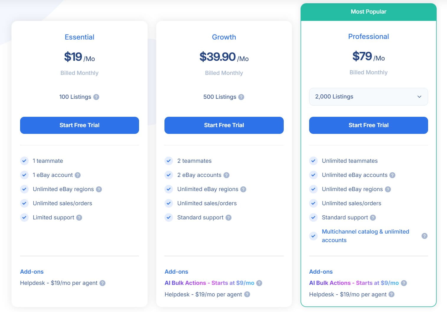 3Dsellers Pricing