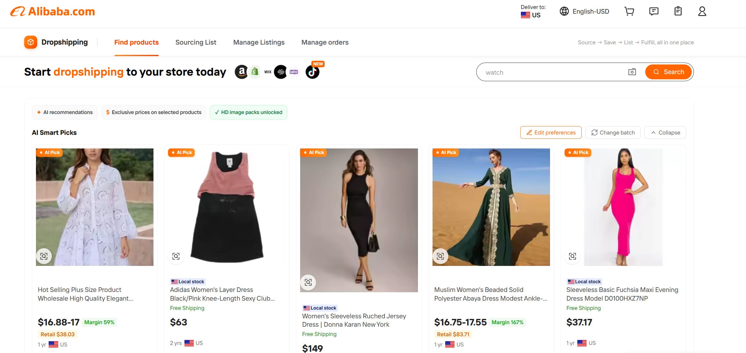 Alibaba Dropshipping Merkezi Ürünleri bul