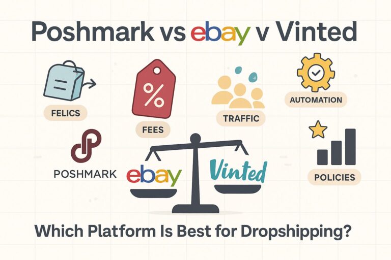 Poshmark vs eBay vs Vinted