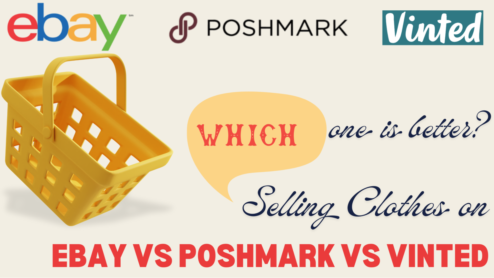 Poshmark vs eBay vs Vinted