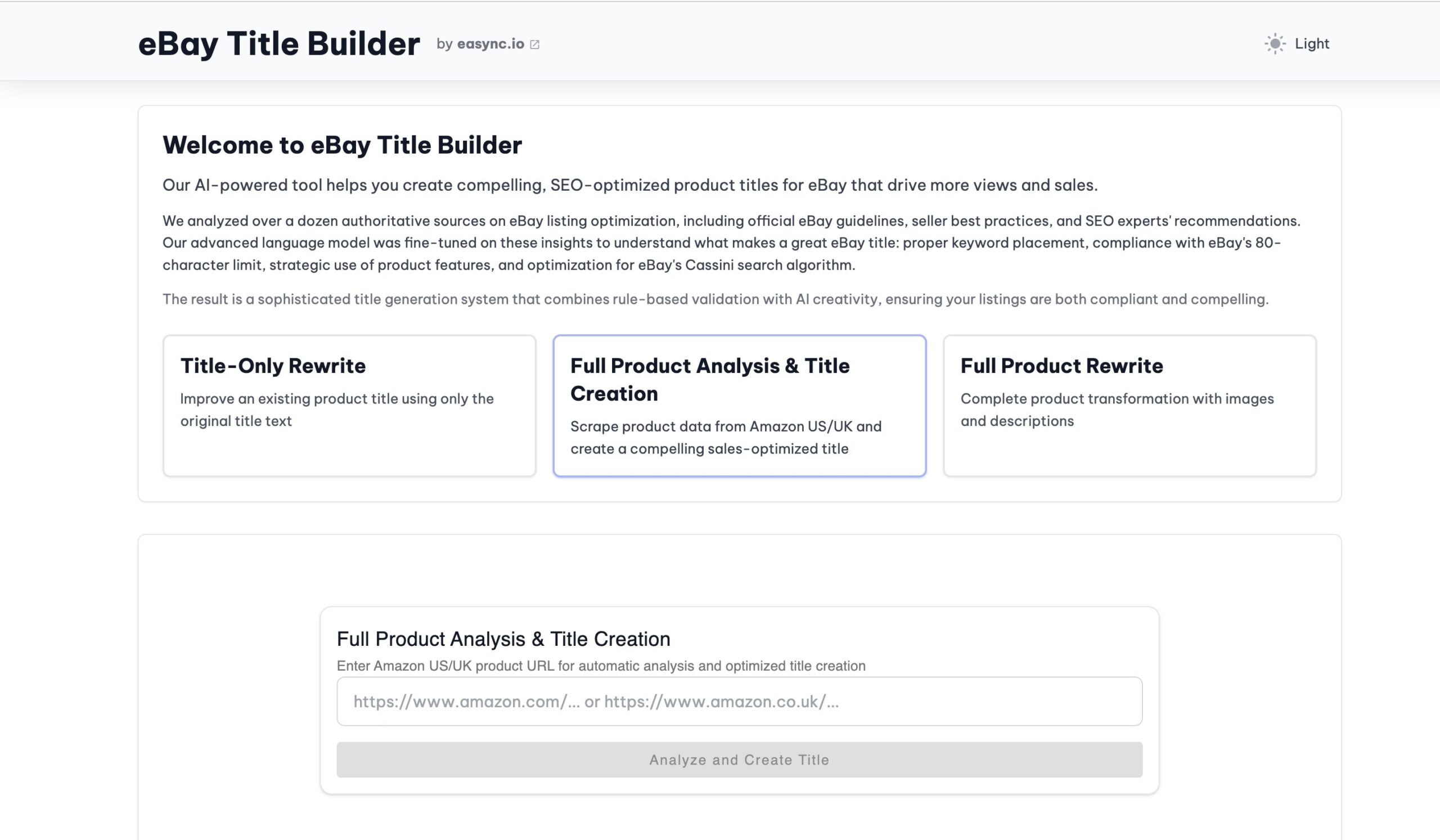 eBay Title Builder by easync