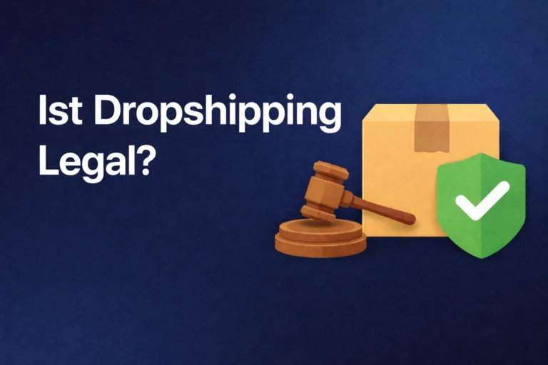 Ist dropshipping legal?