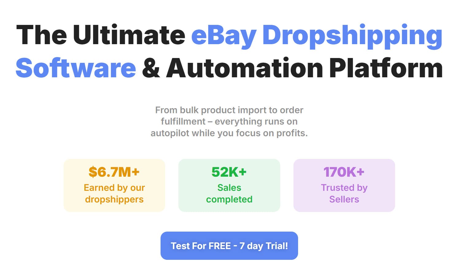 Easync — a dropshipping tool for eBay
