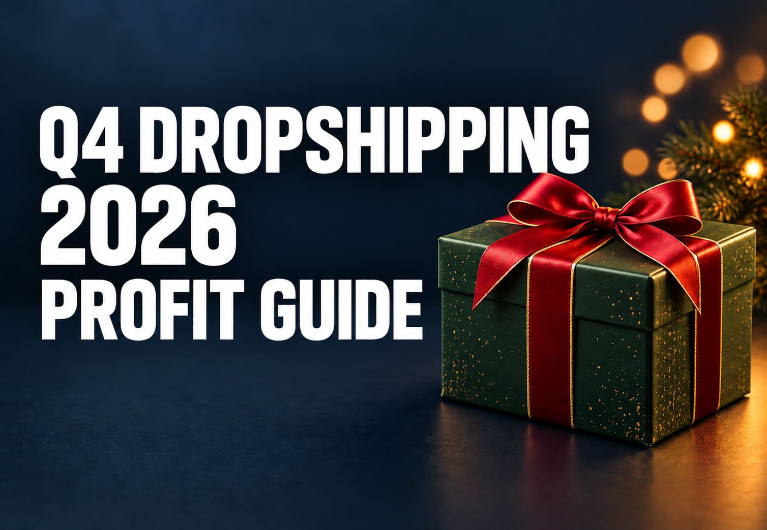 Q4 Dropshipping 2026: En İyi Ürünler, Stratejiler ve Kâr Rehberi