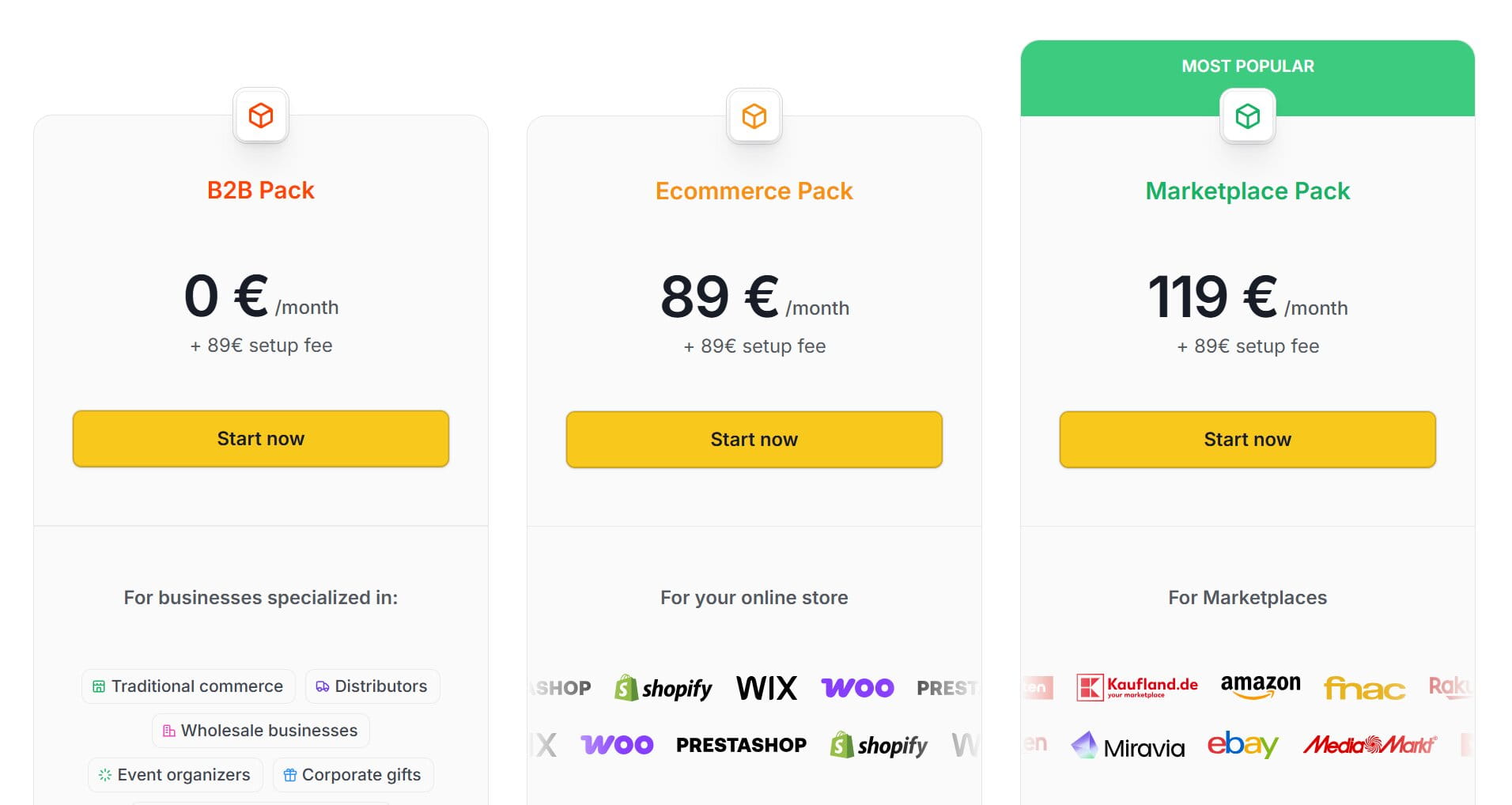 BigBuy Pricing