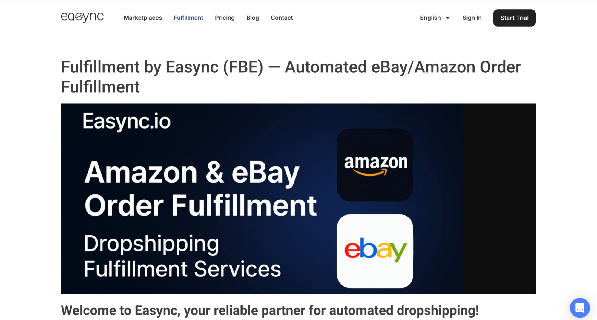 FBE Order Fulfillment
