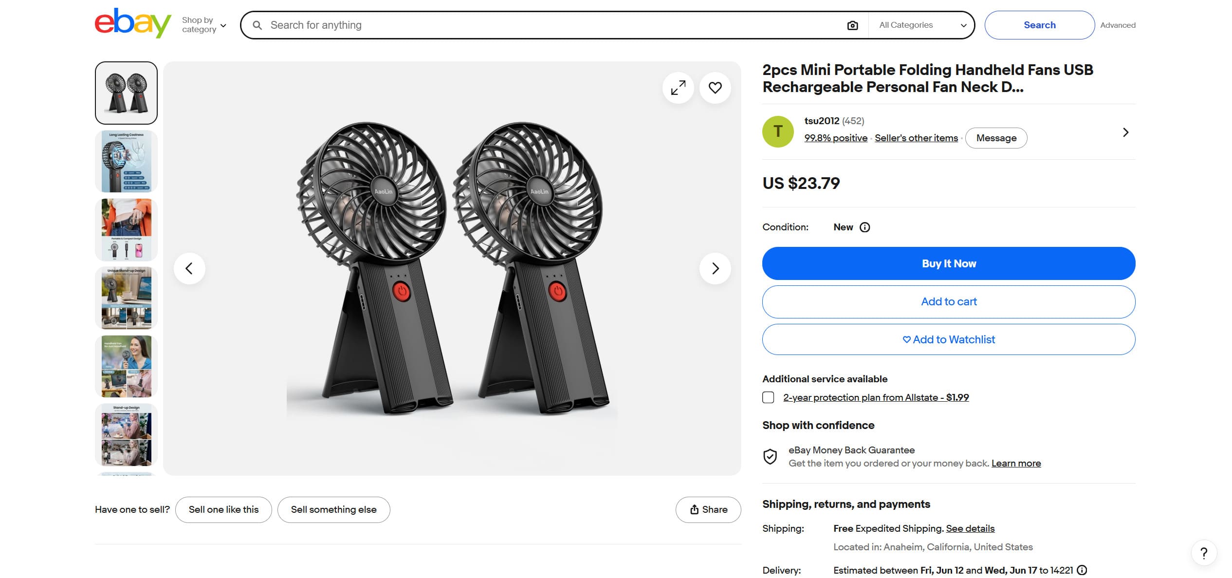 Portable Neck Fans and Mini Fans