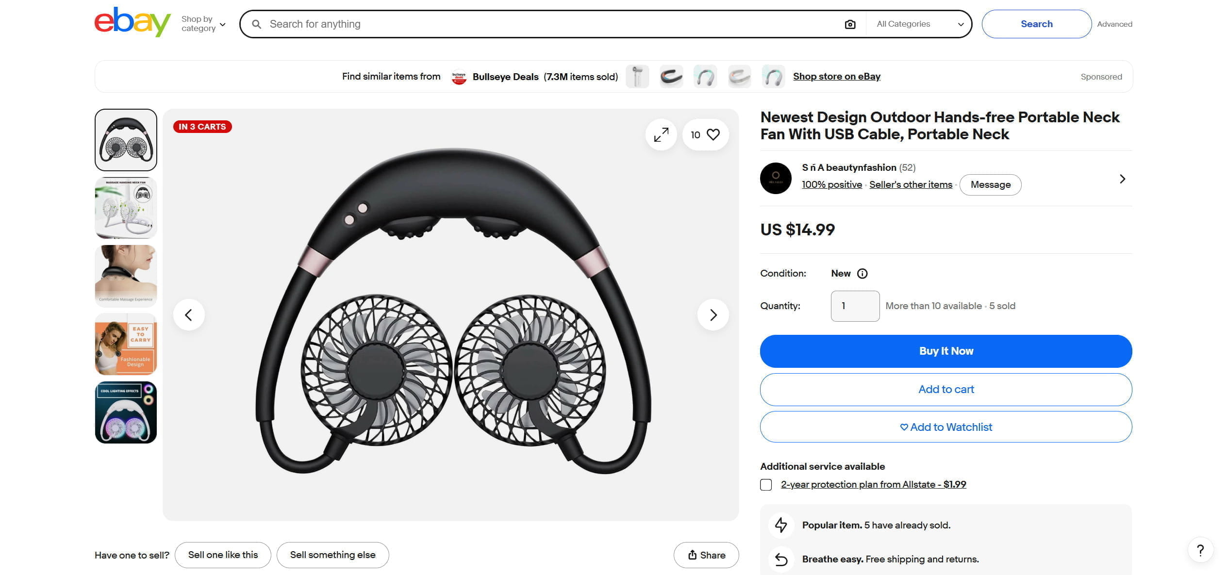 Portable Neck Fans