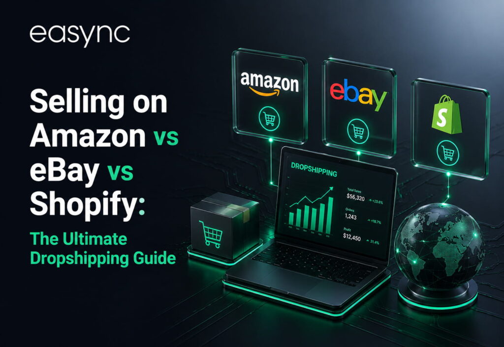 Selling on Amazon vs eBay vs Shopify: The Ultimate Dropshipping Guide 2026