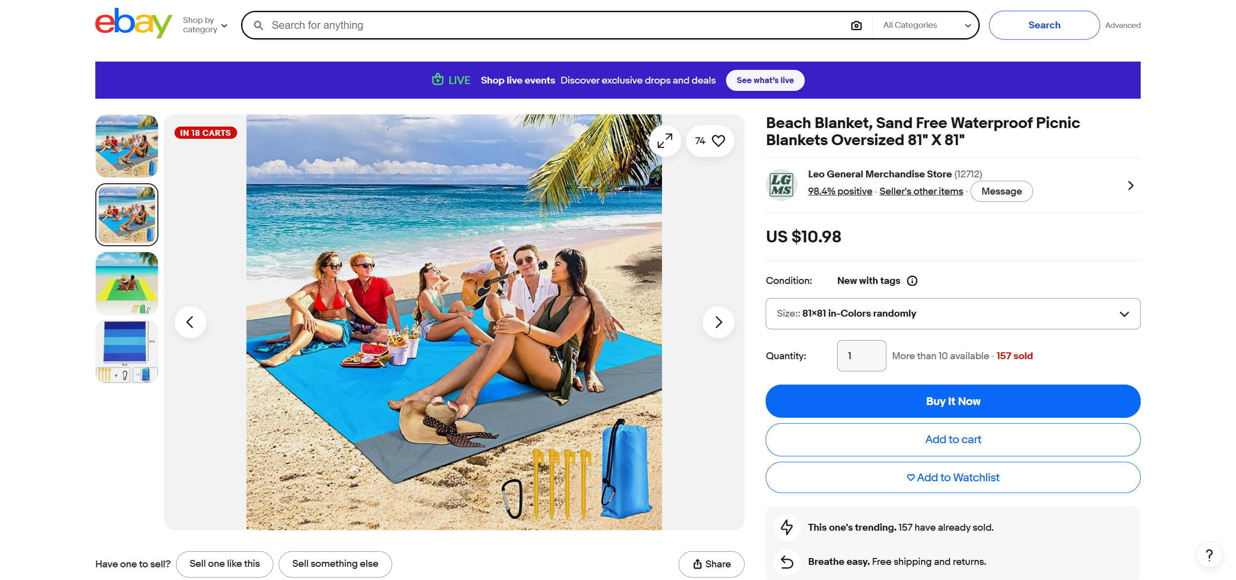 Sand-Free Beach Mats