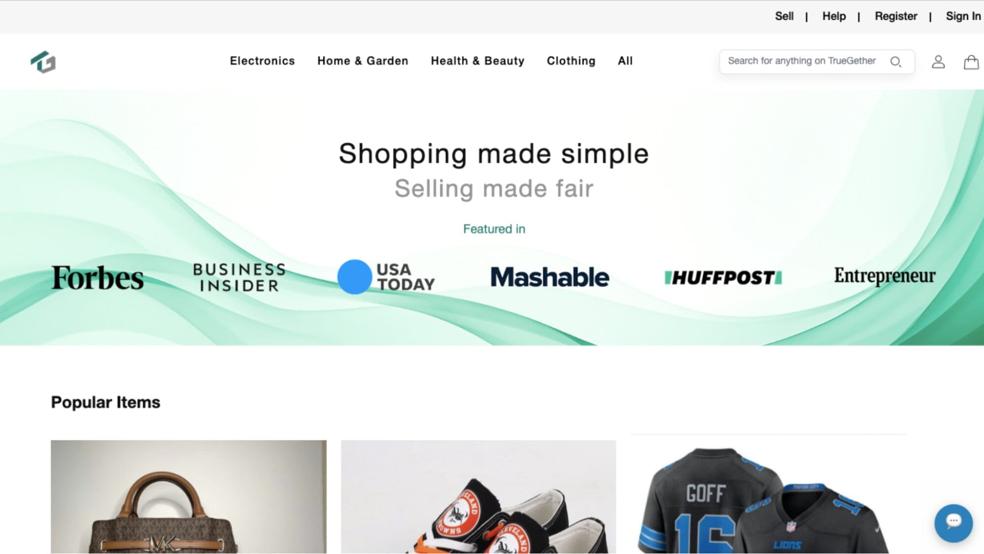 TrueGether website