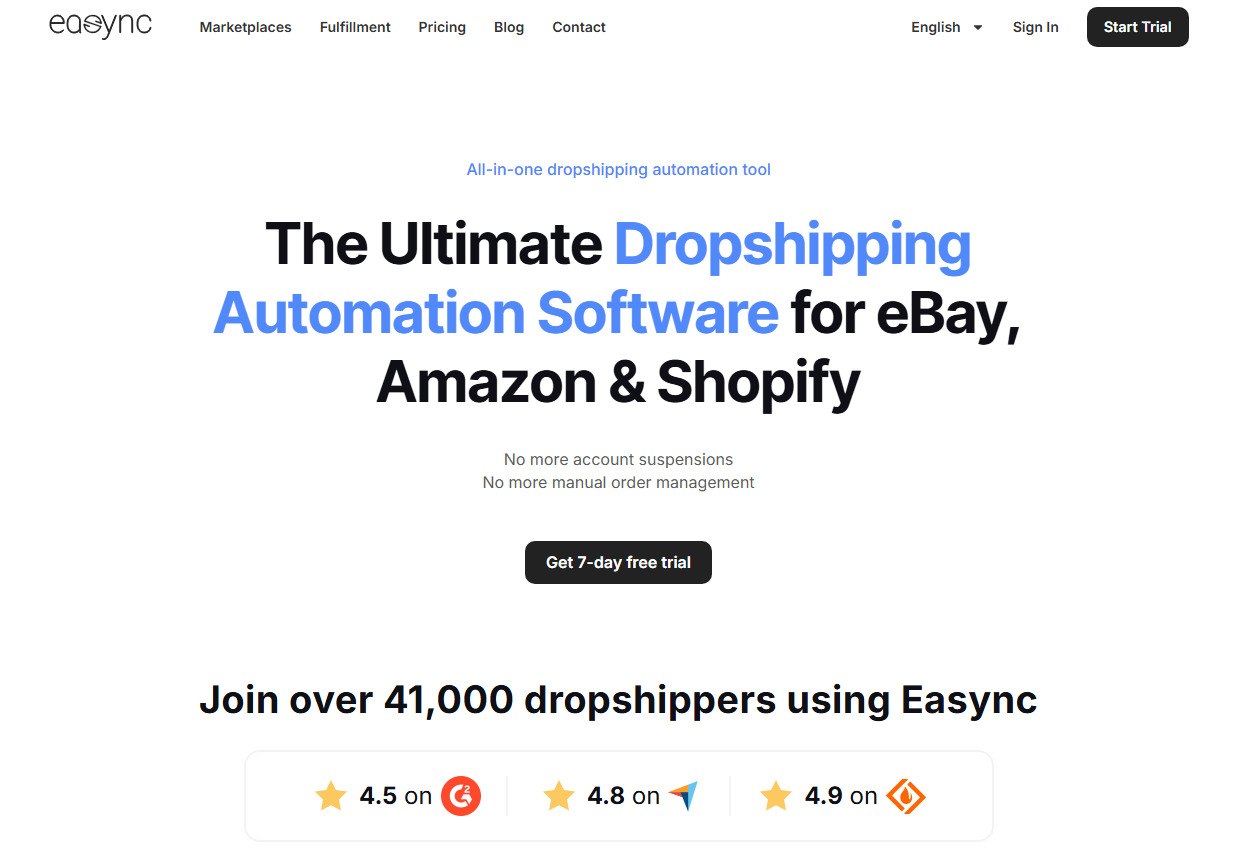 Easync is The Best DSers Alternative