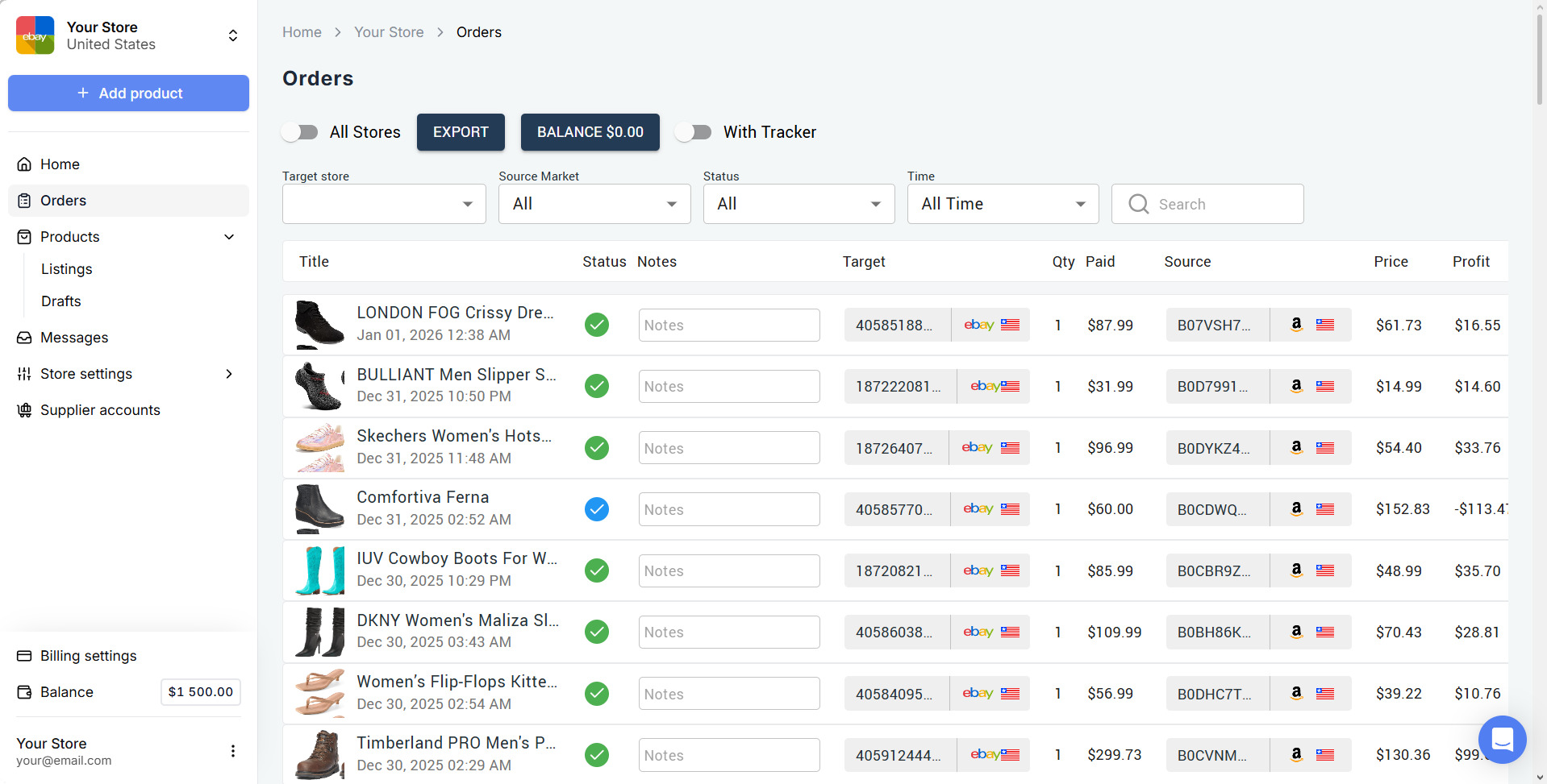 This makes Easync a superior choice if you sell on multiple ecommerce platforms.