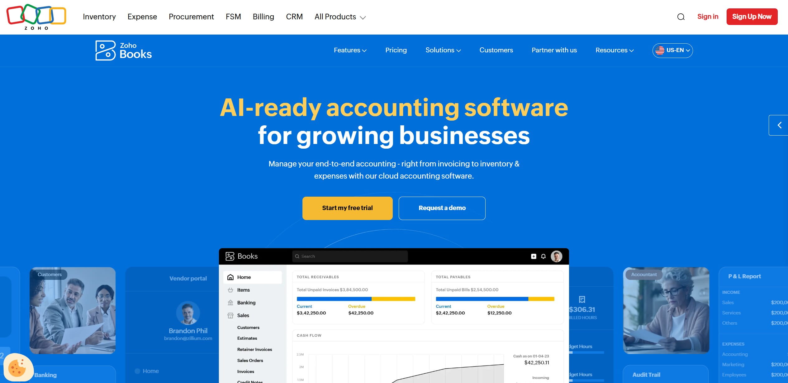 Zoho Books: Best for Cost-Conscious & Automation-First SMBs