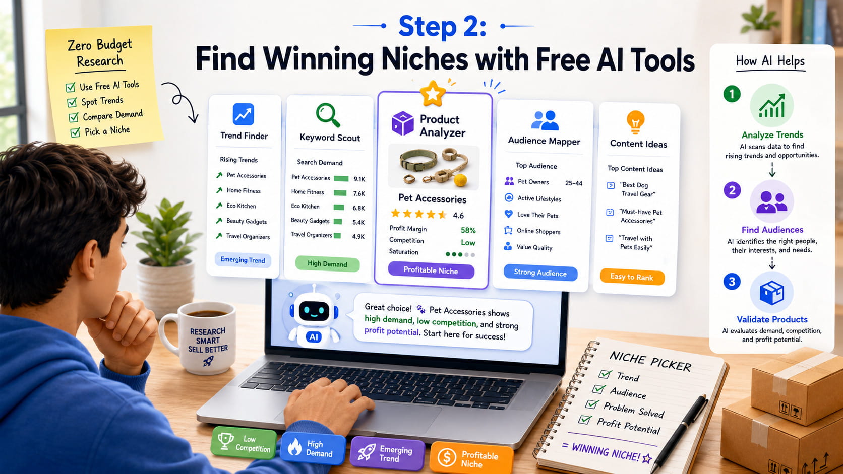 Leveraging Free AI Tools for Niche Market Sourcing