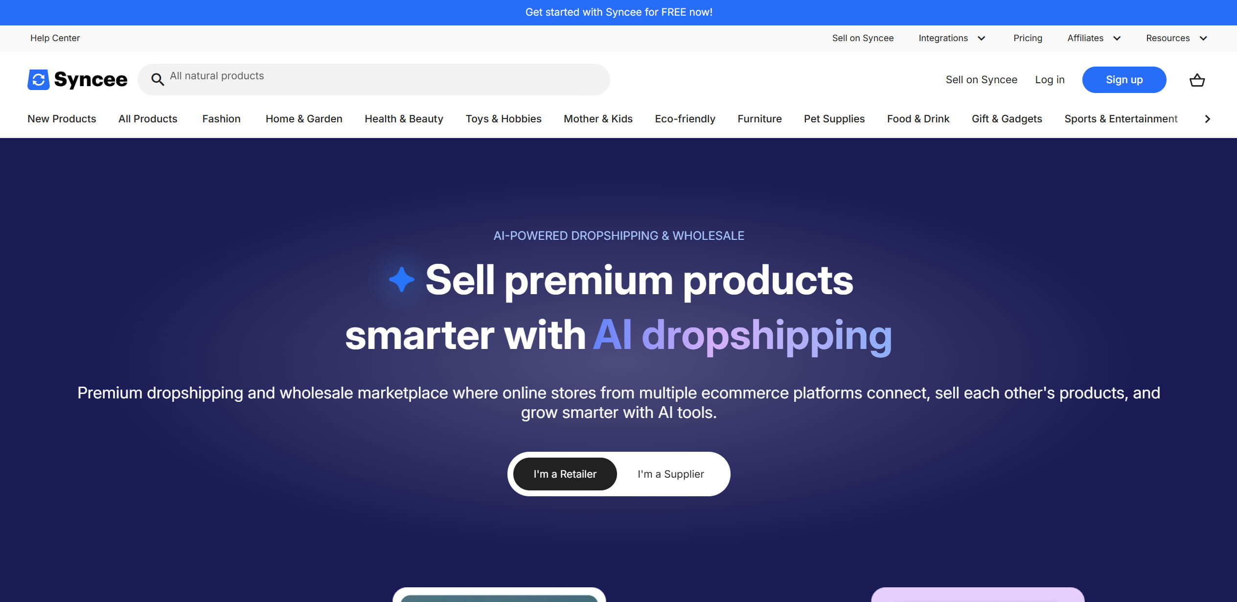 Syncee — best for a global, vetted supplier marketplace