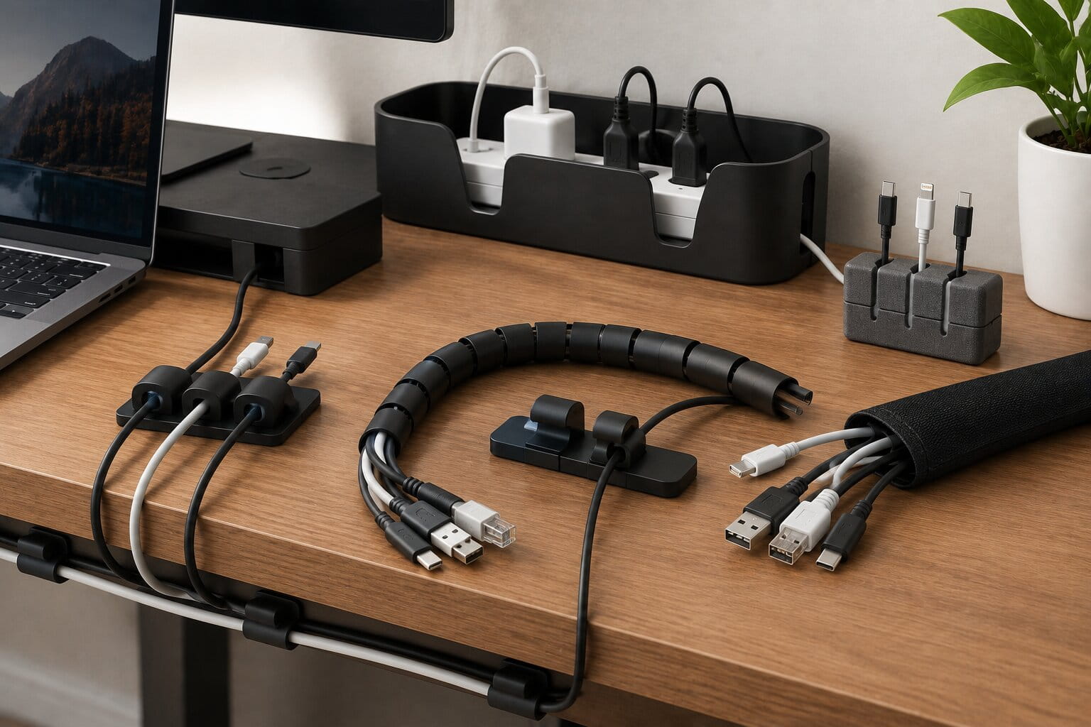 Cable & Desk Organization Solutions
