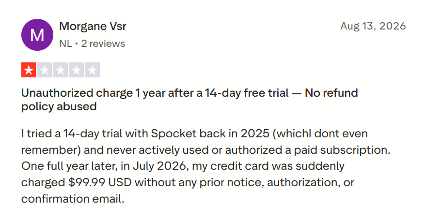 Spocket Yorumları