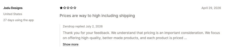 zendrop review